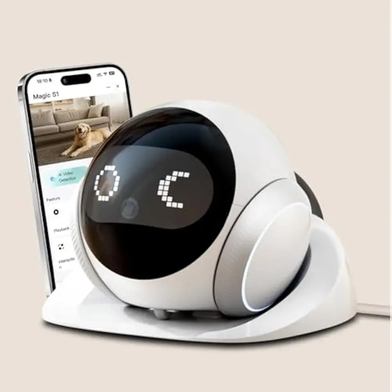Home Security Robots - Movable Indoor Pet Robot Camera with