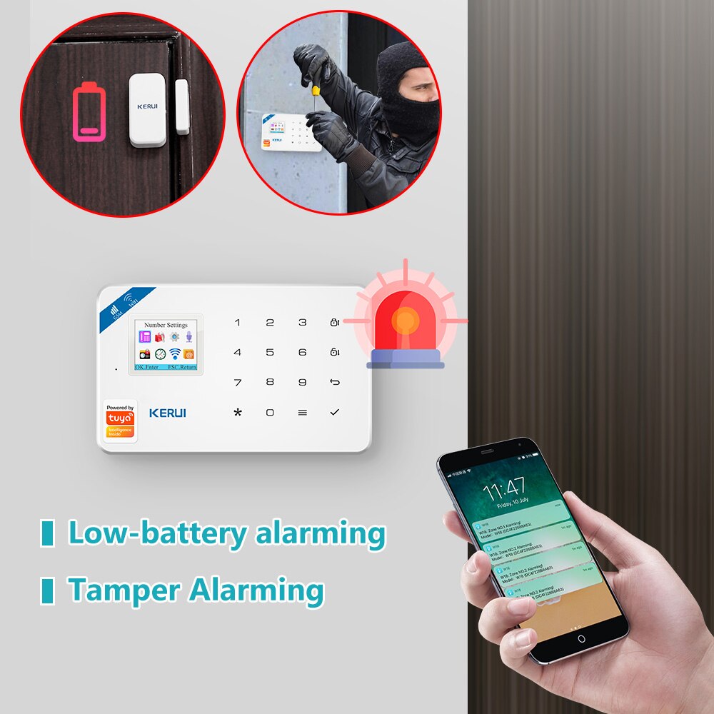 KERUI W181 Tuya Smart WIFI GSM - Home Security Front Door Camera recension och pris