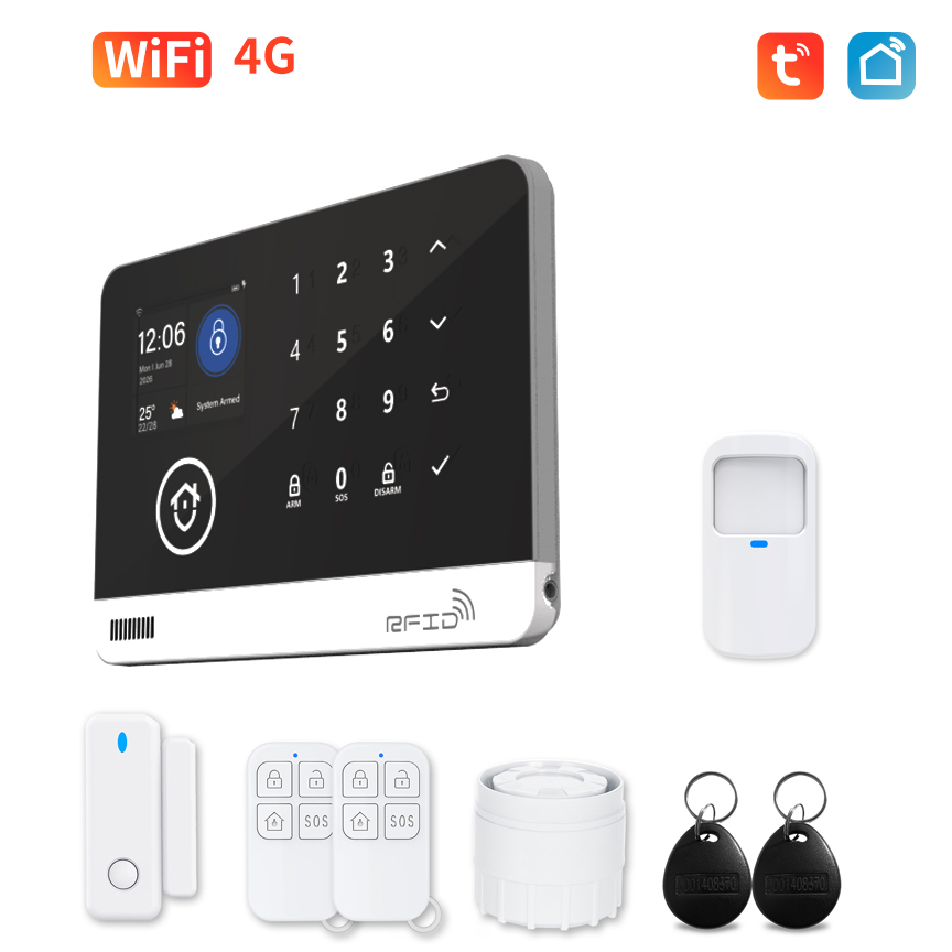 WiFi GSM Smart Home Alarm Secu - Home Security Battery Replacement recension och pris