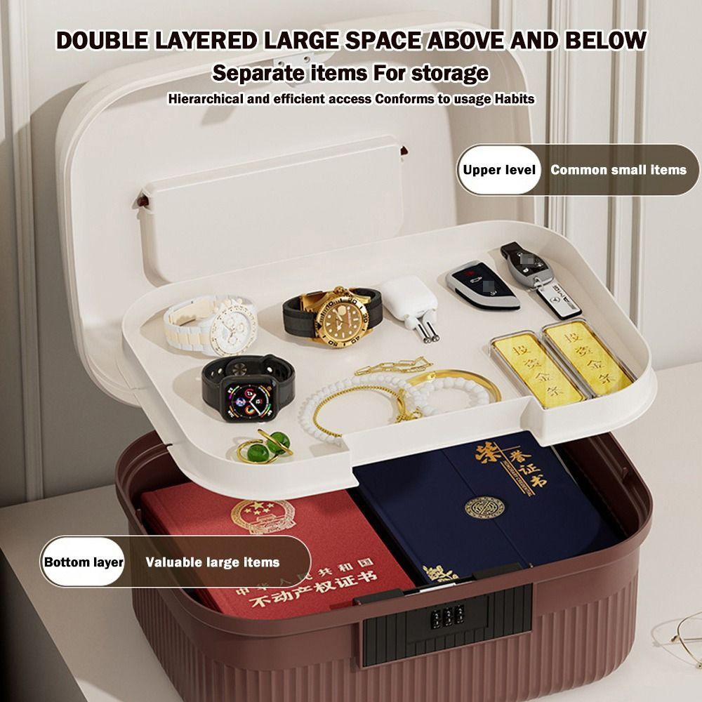 Lockable Password Lock Safe Bo - Home Security Box recension och pris