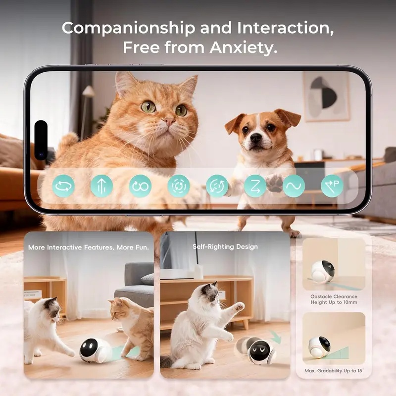 Movable Indoor Pet Robot Camer - Home Security Robots recension och pris