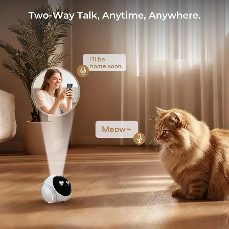 Movable Indoor Pet Robot Camer - Home Security Robots recension och pris
