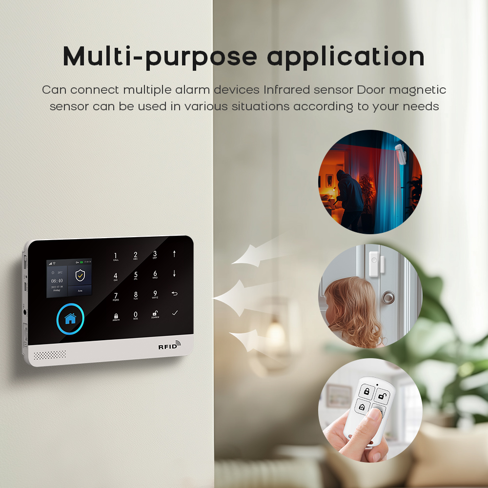 4G GSM Wifi Wireless Home Alar - Home Security Front Door Camera recension och pris
