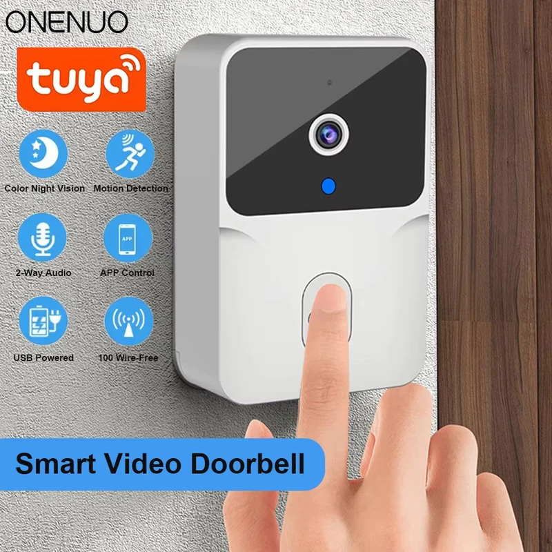 Tuya WiFi Video Doorbell Wirel - Home Security Front Door Camera recension och pris