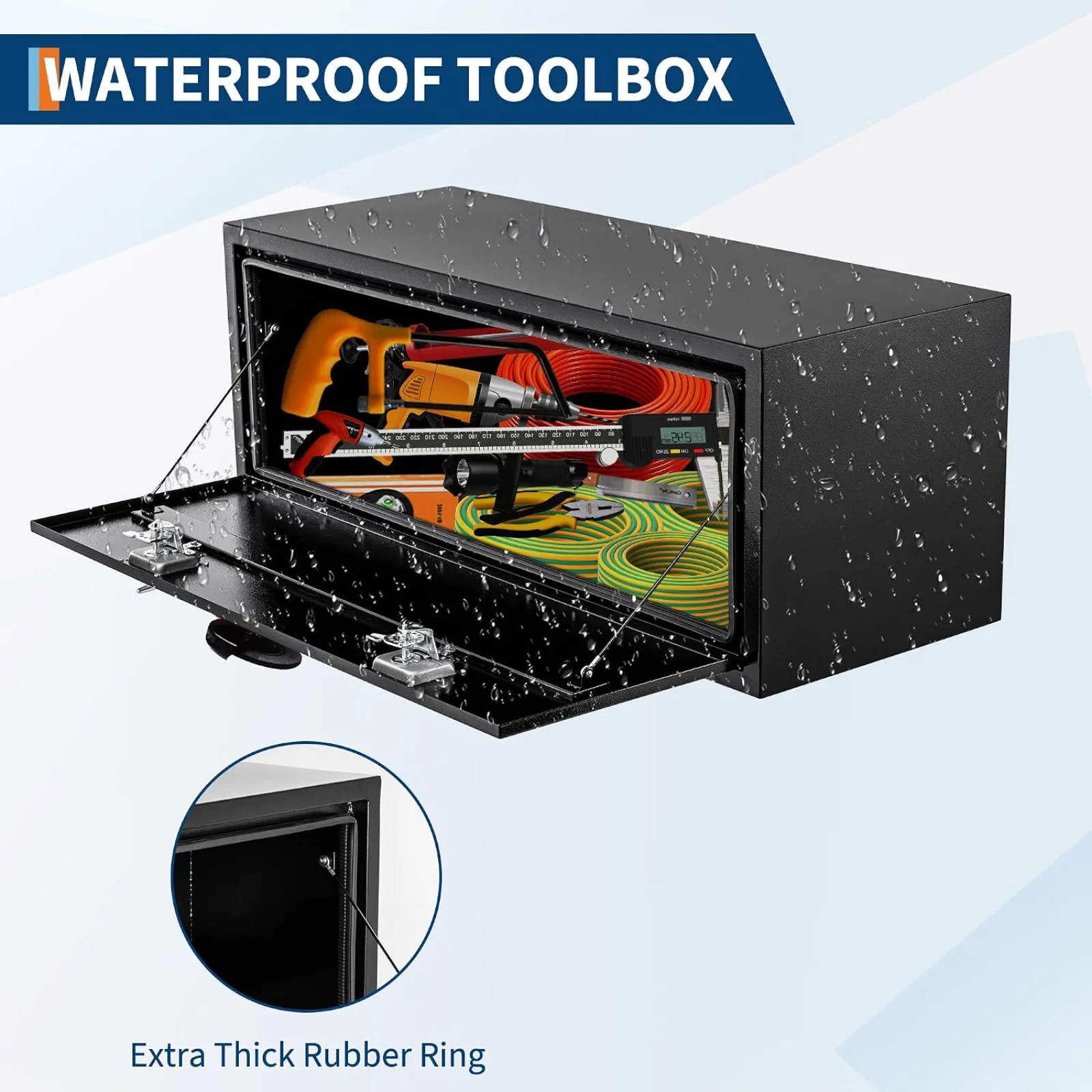 Heavy Duty Black Steel Truck B - Home Security Box recension och pris