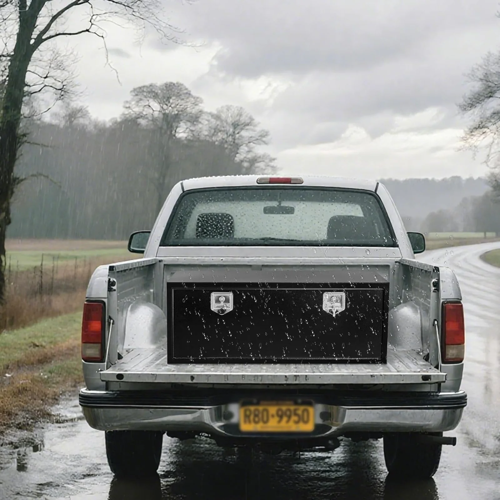 Heavy Duty Black Steel Truck B - Home Security Box recension och pris