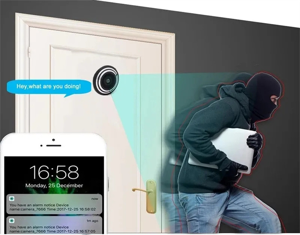 5G 2.4G WIFI 16MM Tuya Wifi Do - Home Security Front Door Camera recension och pris
