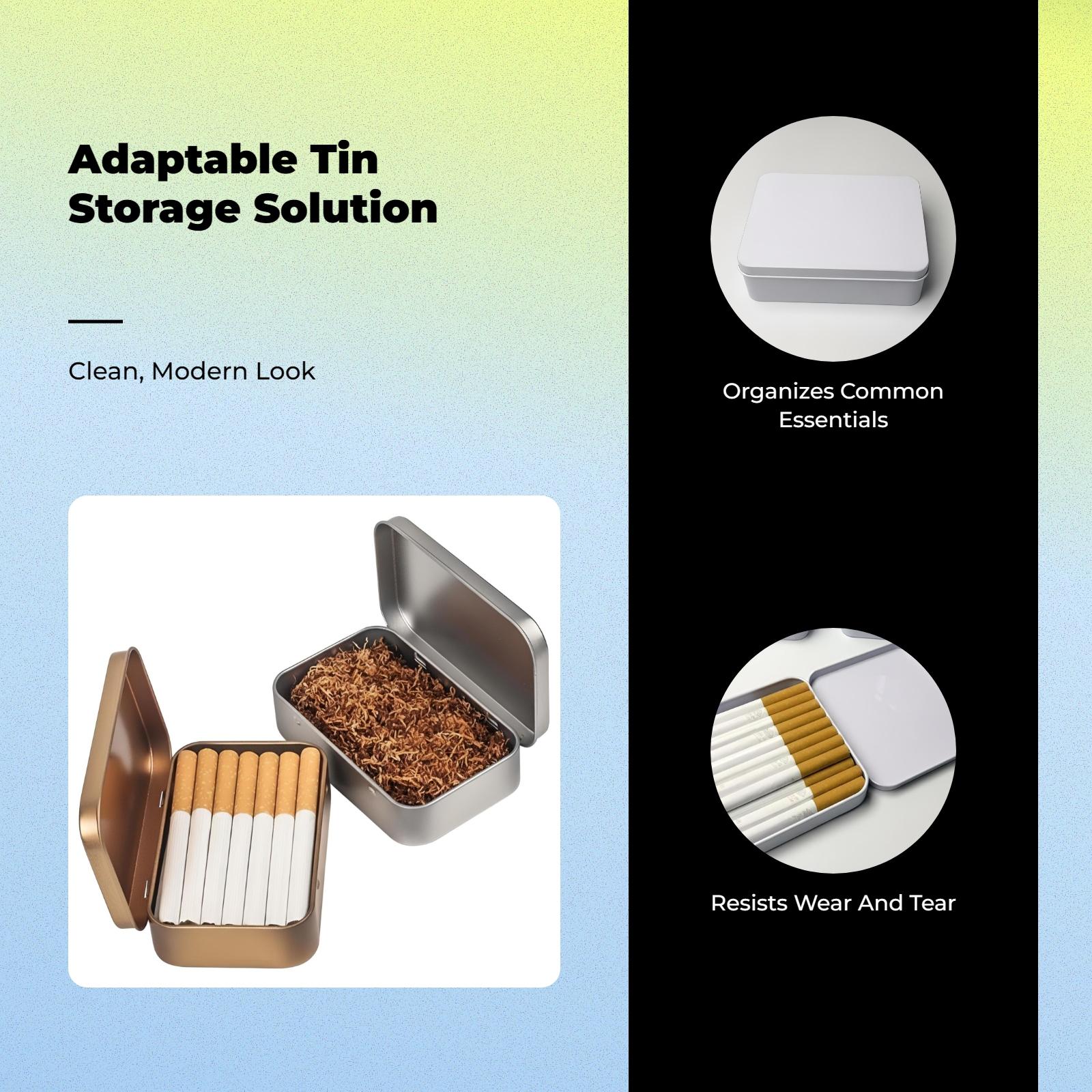 Cream Tin Metal Storage Box Se - Home Security Box recension och pris