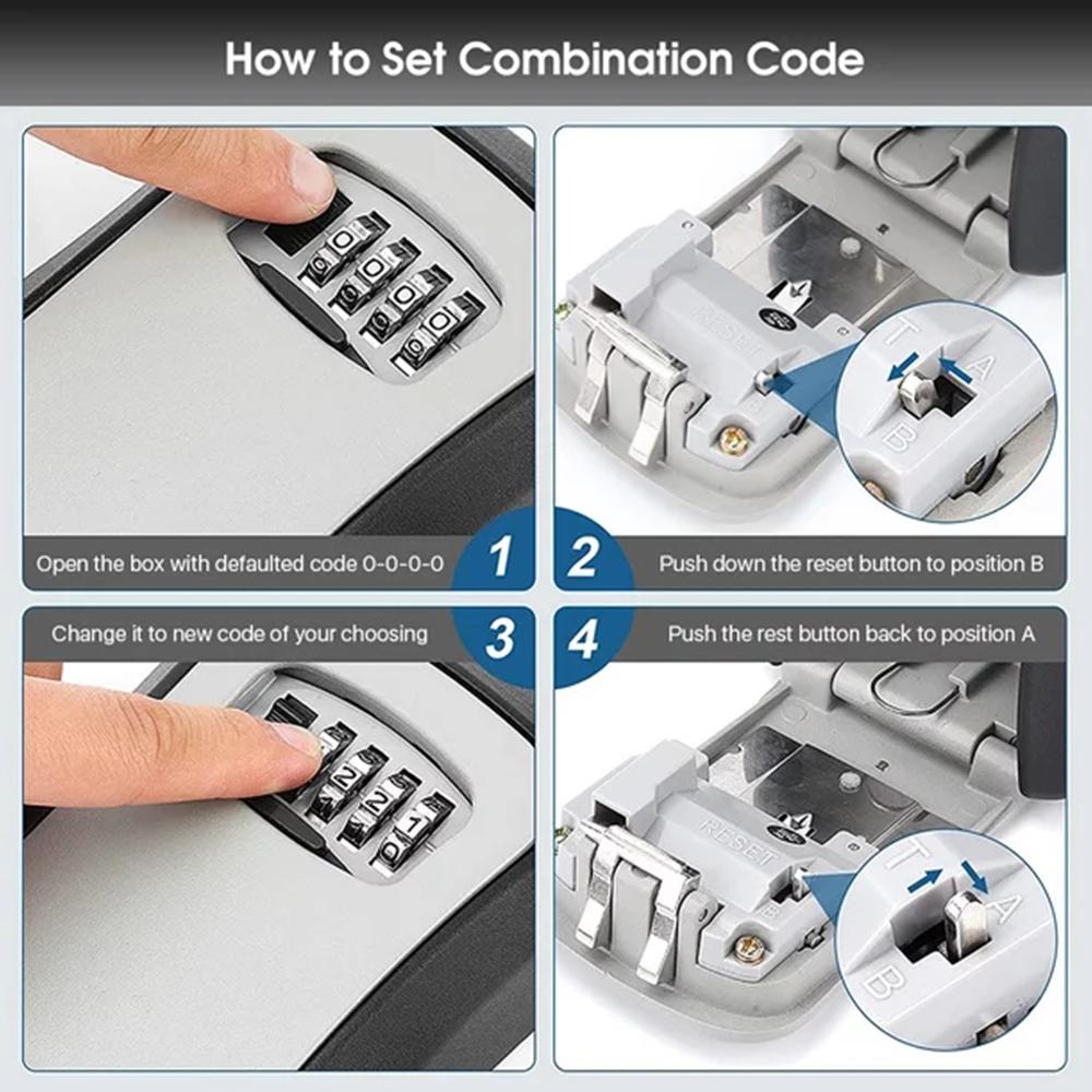 Wall-Mounted Key Storage Box P - Home Security Box recension och pris