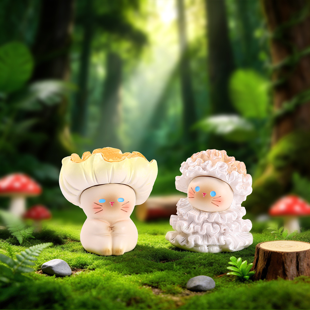 Mushroom Meow Blind Box Cute C - Home Security Box recension och pris