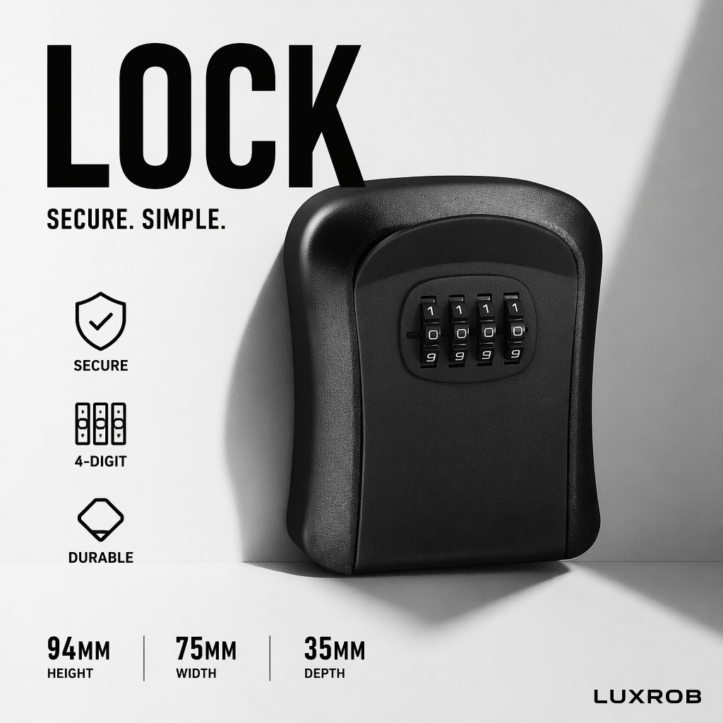 Wall Mount Waterproof Key Stor - Home Security Box recension och pris